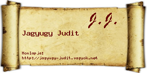Jagyugy Judit névjegykártya